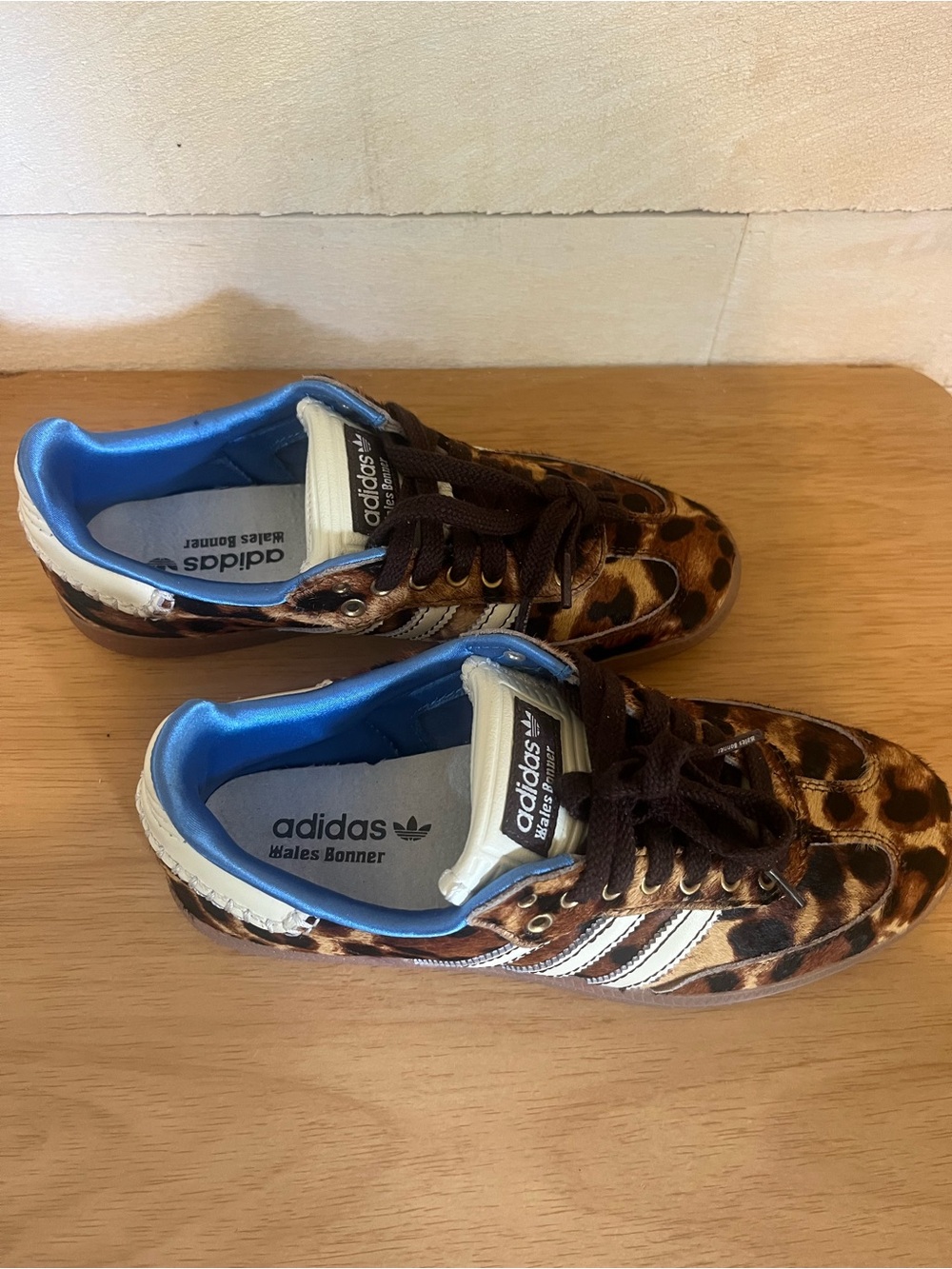 Adidas x Wales Bonner Samba Pony Sneakers in Leopard - Picture 5 of 12